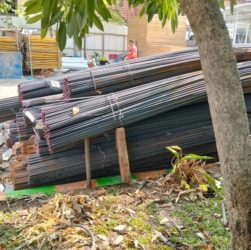 Progres pembangunan gedung health science kampus A Universitas Airlangga,
Foto by Management PT KWOSM    