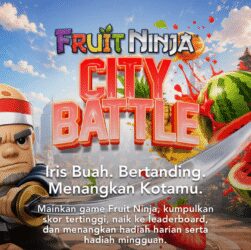 HeroPlay Luncurkan Fruit Ninja City Battle Merdeka Edition, Ajak Gamer Indonesia Bermain untuk Kotanya HeroPlay Luncurkan Fruit Ninja City Battle Merdeka Edition, Ajak Gamer Indonesia Bermain untuk Kotanya